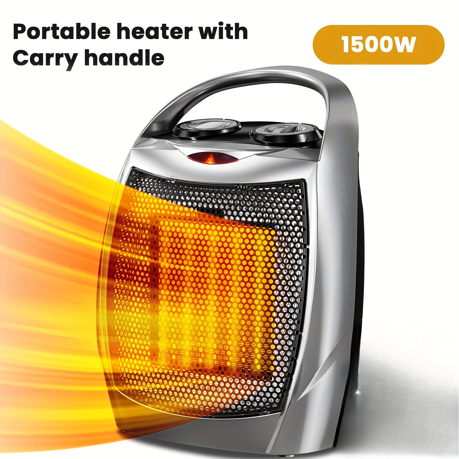 Personal Heater Walmart Hyper Tough 1500W Milkhouse Utility Heater
