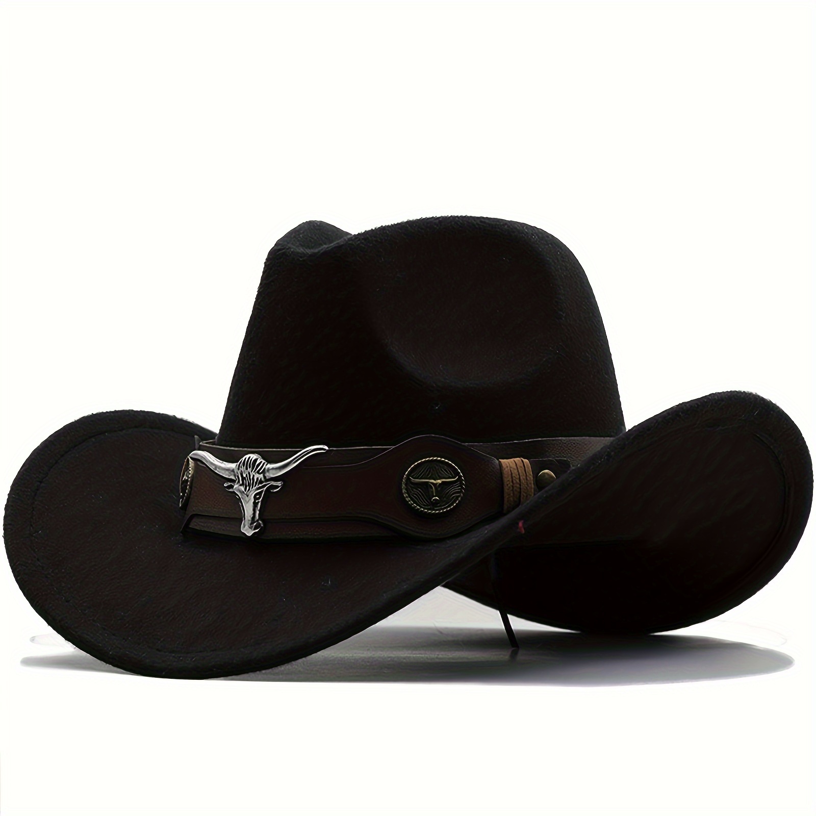 

Western Cowboy Hats With Shapeable Wide Brim Unisex Western Cowboy Hat For Men Women And Teens