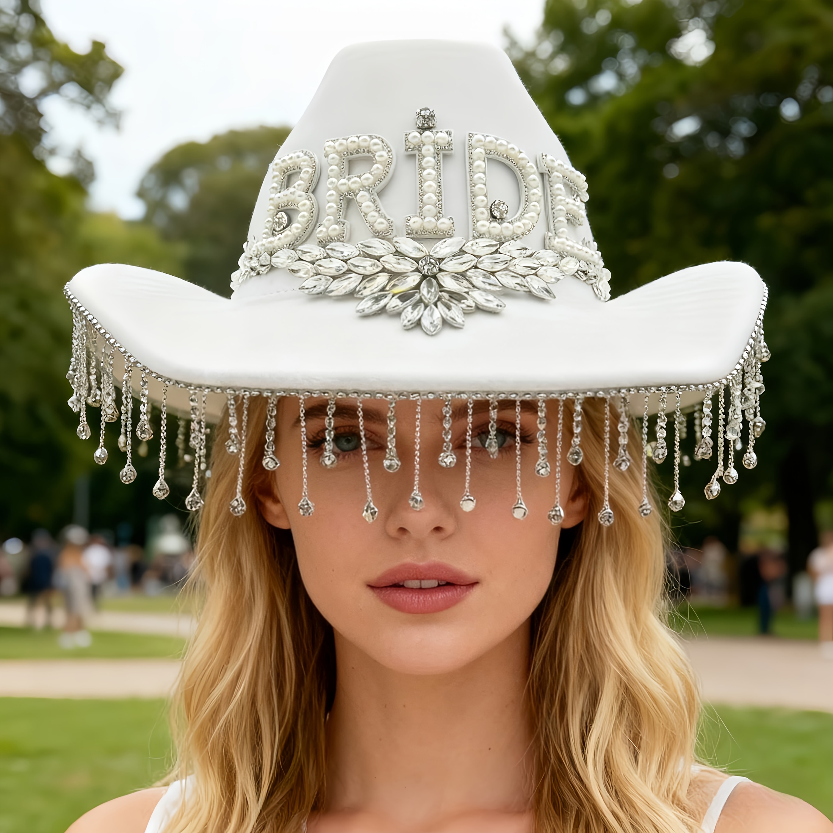 14pcs bridal cowgirl party set bachelorette feather cowgirl  display picture 3