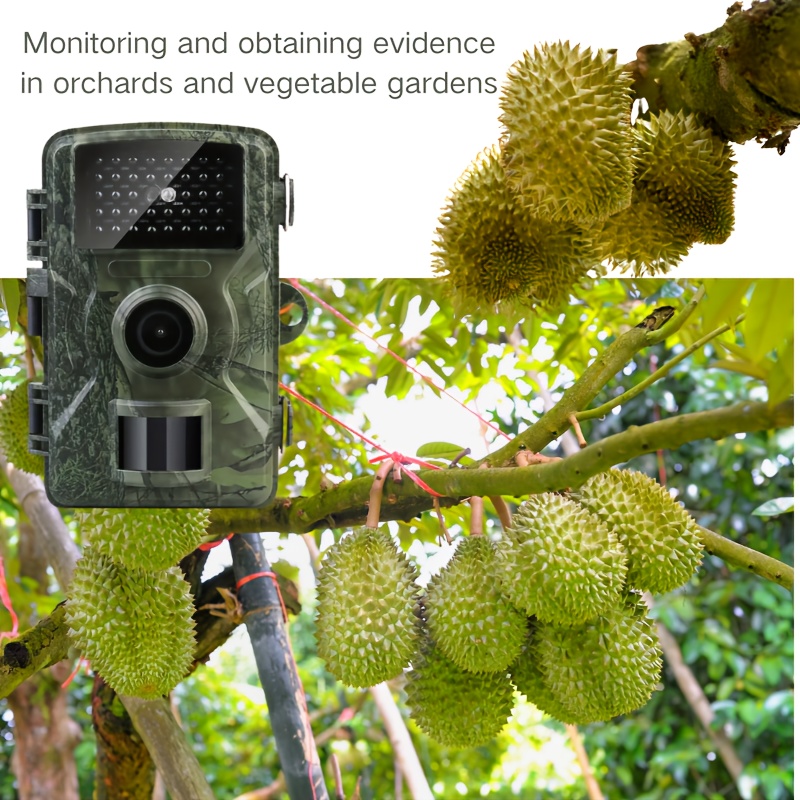 hd ir camera with night vision 0 8s trigger 120 motion sensor 1080p video capture outdoor wildlife tree mountable battery not included wildlife monitoring night vision camera durable camera Product details 2