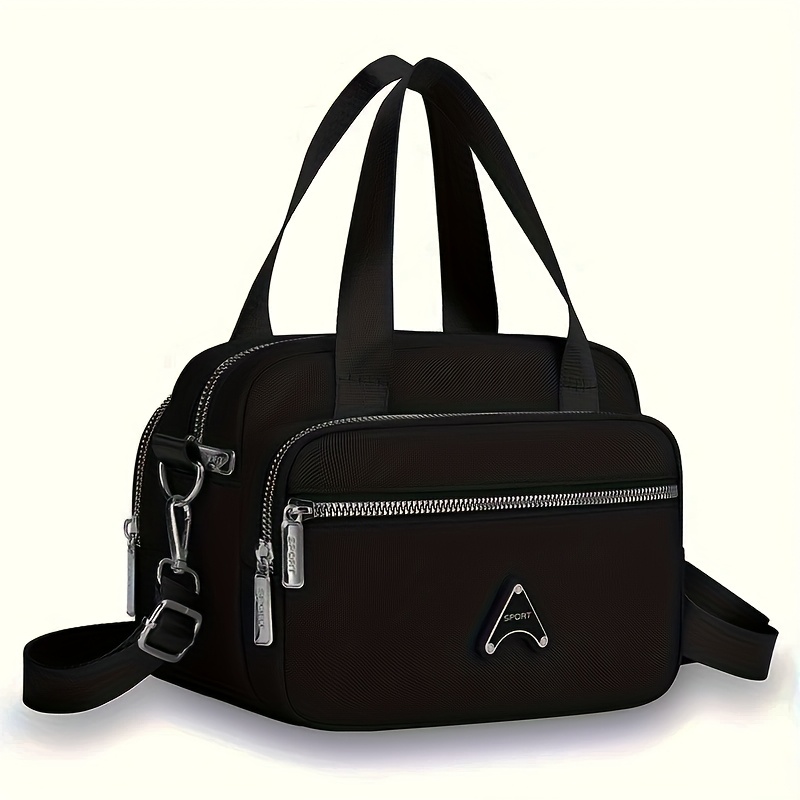 E-shop Vielseitige Damen Handtasche Schultertasche Umhängetasche Mehrschichtige Multi-Zipper