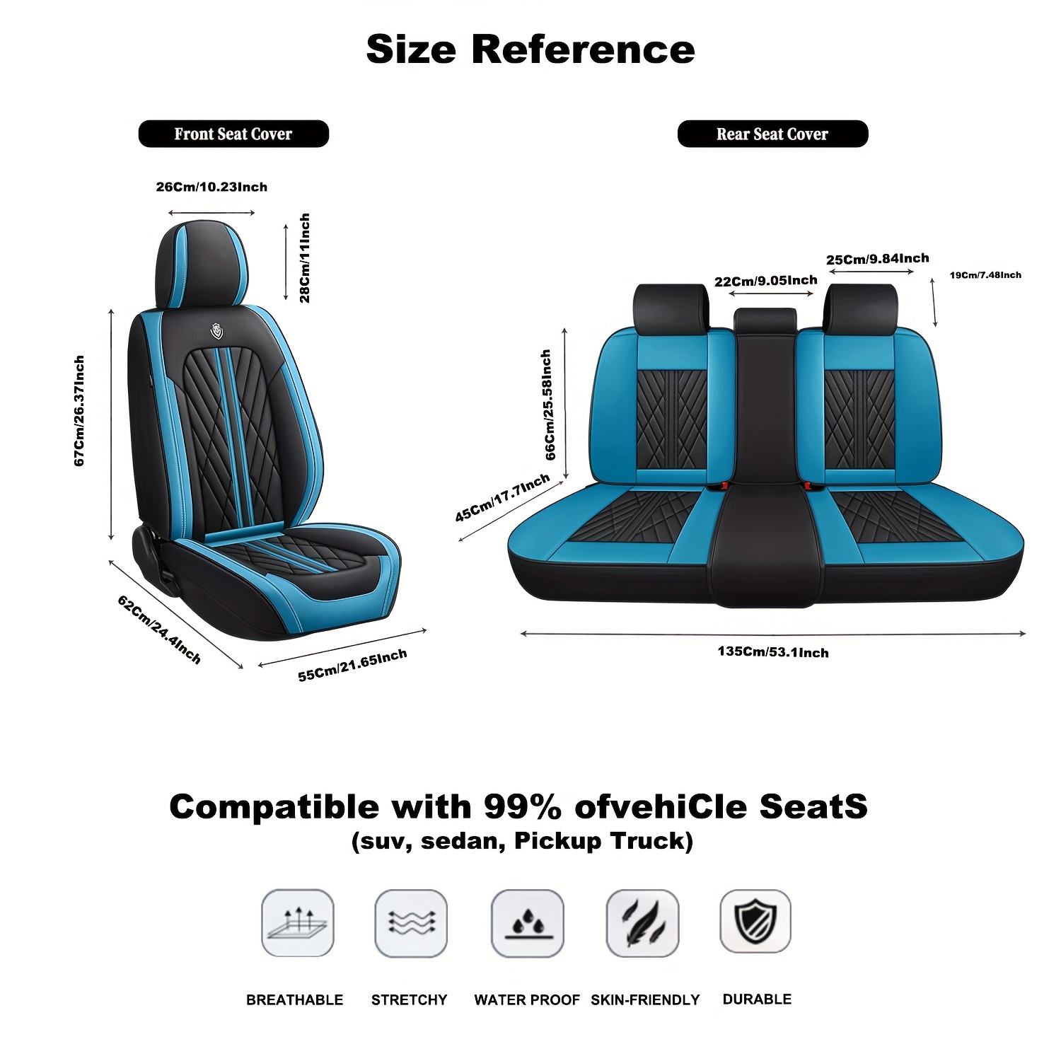 Fundas Universales Delanteras Tipo Camiseta Para Renault Captur (2013-2019) TS-3 5902538727761