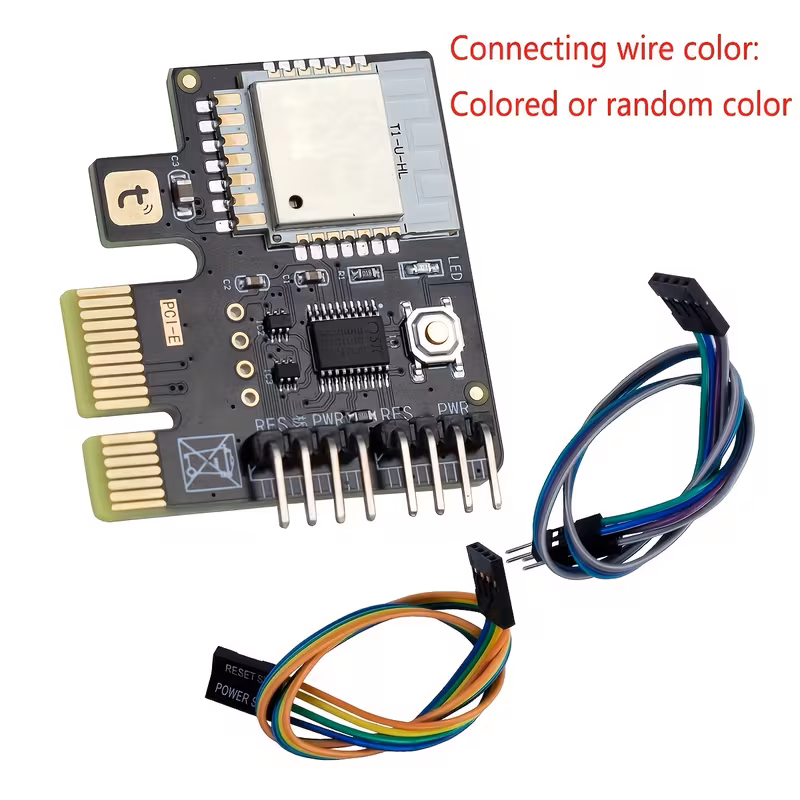 a3 wifi/אלחוטי כרטיס התנעה מרחוק למחשב (pcie) - התקנה קלה על שולחן העבודה, שליטה באפליקציה/קולית, תכנון לוח זמנים, איפוס והגדרת מצב ממסר pro פרטי מוצר 1