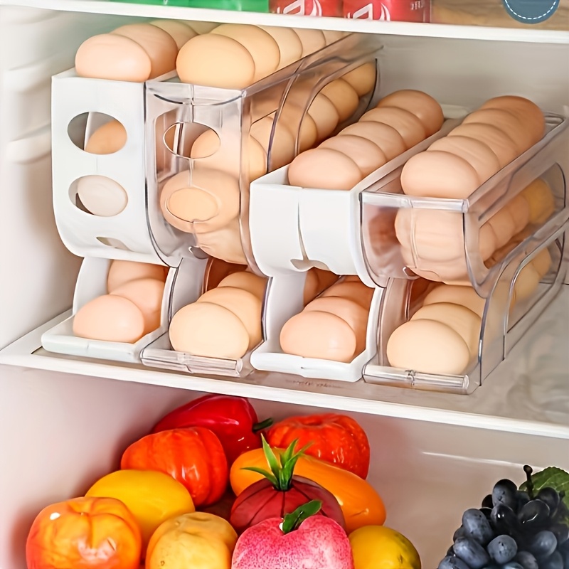   tier egg holder for the refrigerator can hold up to 20 eggs   featuring an automatic   for egg storage and distribution Product details 0