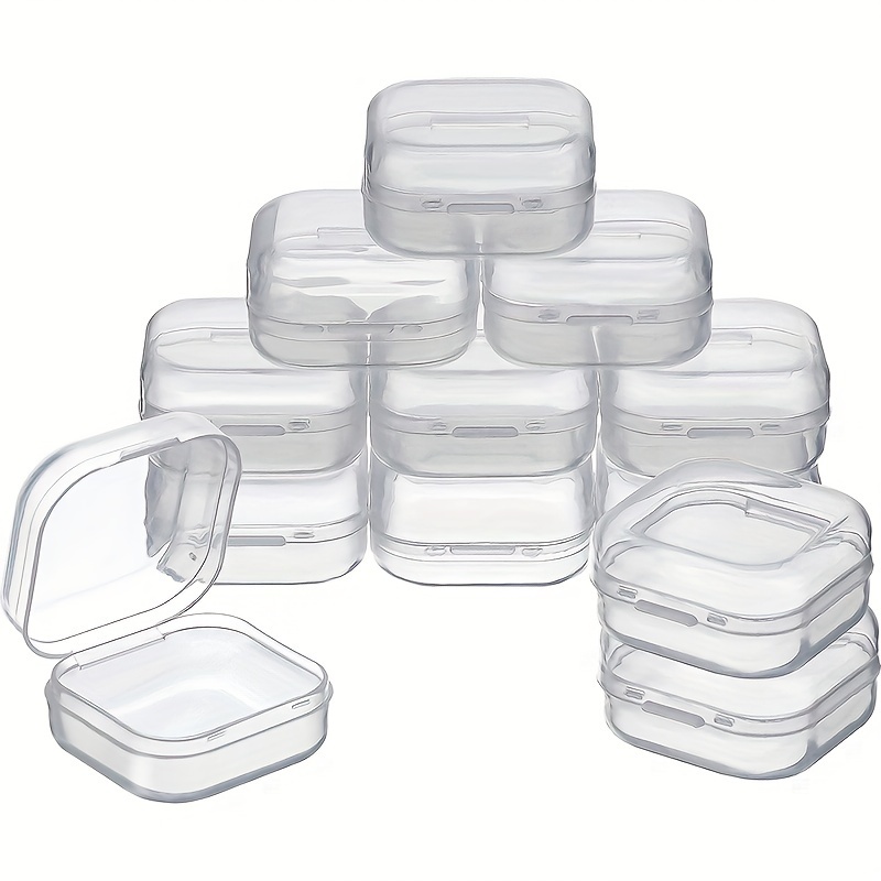 Plastic Transparent Bead Storage Box Small Storage - Temu Canada