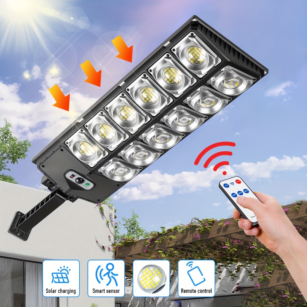 

Solar Street Light Motion Sensor Lamp Dusk To Dawn Road Lamp Outdoor