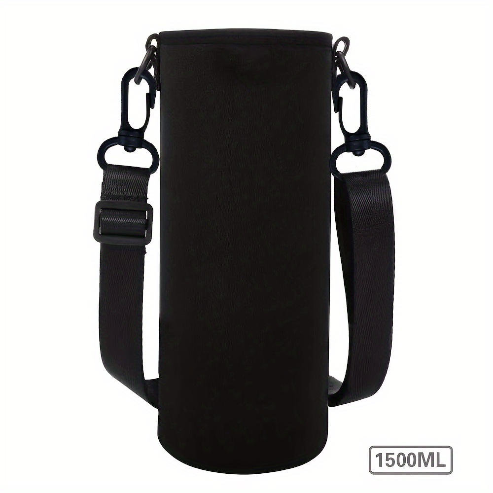 TEMU Insulated Water Bottle Sleeve With Adjustable Shoulder Strap. A Versatile, Portable, And Thickened Insulated Water Bottle Pouch Protector