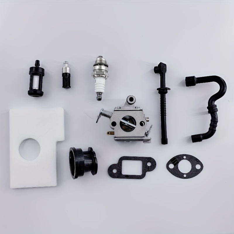 TEMU Carburateur Compatibel met voor Stihl 017 018 MS170 MS180 Modellen, WT-325 WT325 C1Q-S57 C1Q-S57A OEM 11301200603 voor Kettingzaagmotoren