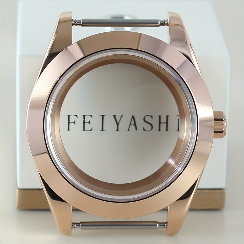 TEMU 36mm/39mm Uhrengehäuse 316L Edelstahl Datumjust Oyster Mod für NH38 8215 Saphirglas 28.5mm Dial Part 10ATM