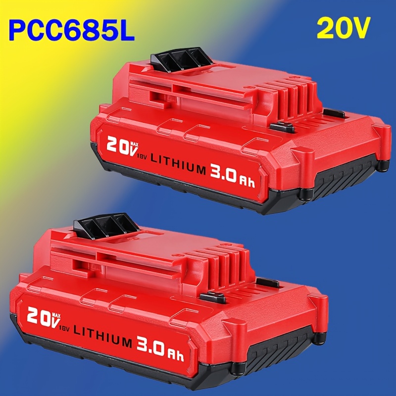 4pcs 20 lithium-ion battery high-capacity replacement (pcc680l - Main Image