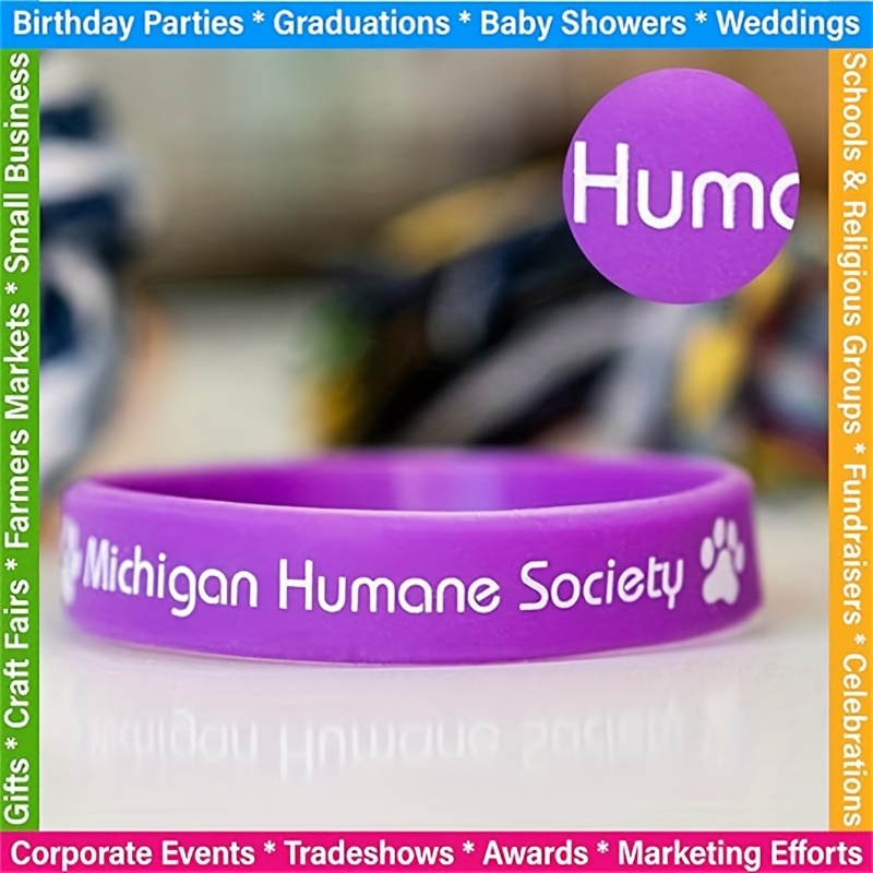 99pcs Custom Silicone Wristbands for Events and Promotions