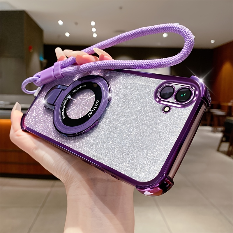 TEMU Phone Case: Suitable For Galaxy A07/galaxy A06 4g/5g, Trendy Minimalist Electroplated Phone Case, New High-end Model For Men And Women, With