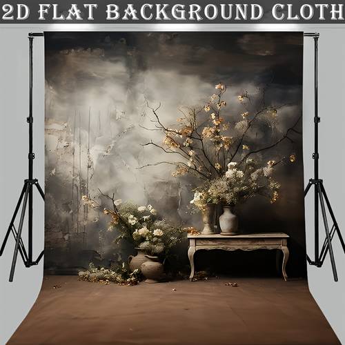 2d flat banner 1pc portrait background cloth ornaments polyester decorations for props festive occasions 90 5x70 8 inches