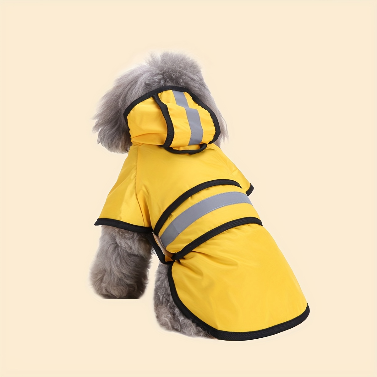 Pet raincoat, adjustable dog raincoat, thin and suitable for all seasons, with excellent waterproof performance. Available in 3 colors: yellow, blue and red. Complete sizes: XS, S, M, L, XL, 2XL, 3XL, 4XL. Suitable for all dog breeds.