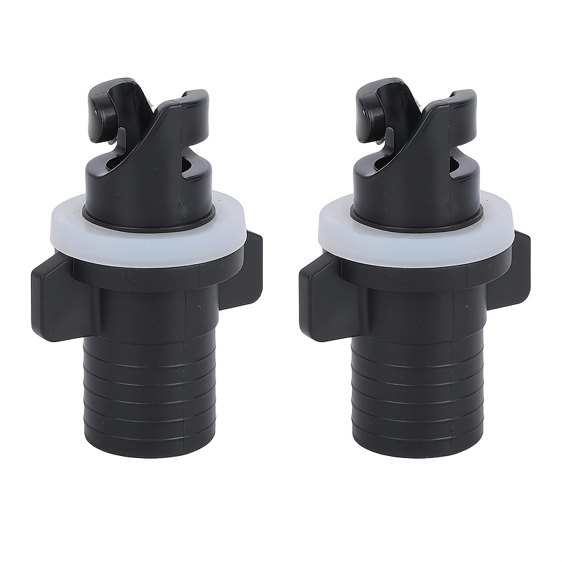 TEMU /4 st Luchtventieladapter, Schroeftype Ventielconnector, HR-ventieladapter voor het aansluiten van voetpomp-slangen, Ventieladapter voor kajak-