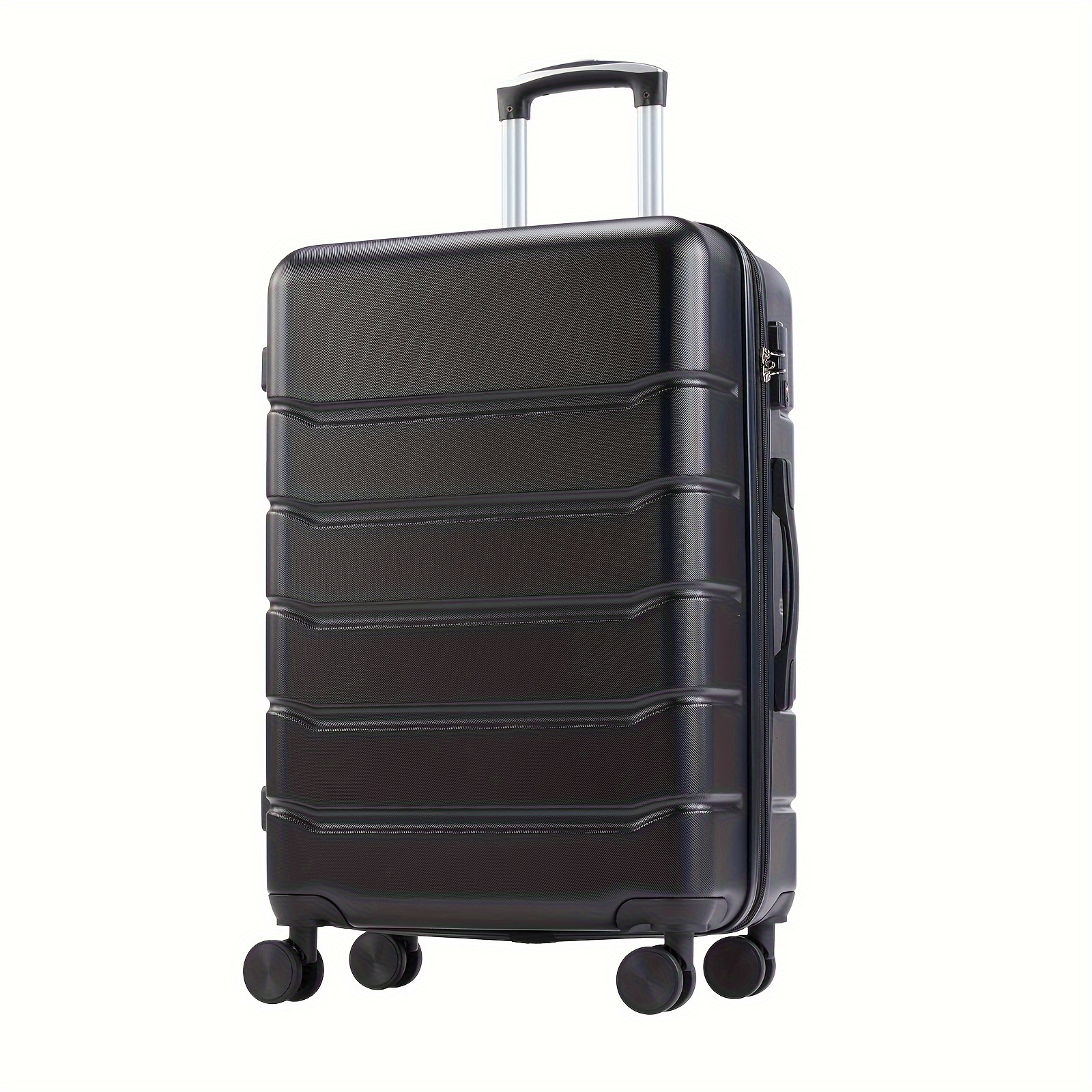 

28-inch Expandable Hardside Luggage, Hard Shell Roller Suitcase With 4 Double Spinner Wheels, Lightweight With Tsa Combination Lock