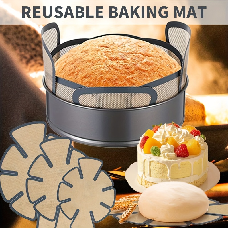 silicone bread pan liner non stick reusable heat resistant with safety edge handles easy to clean suitable for   cakes desserts breads ideal for christmas birthdays valentines day