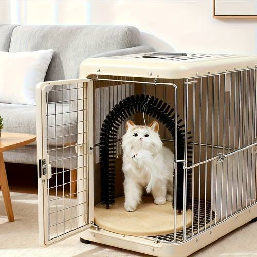 2pcs set of cat self grooming replacement brushes arch shaped massage combs pet hair grooming and scratching combs brush heads base not included suitable for indoor cats