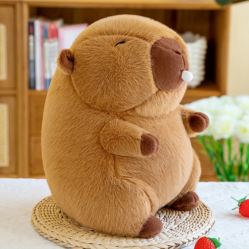 

9-inch Soft Cute Blowing Bubble Capybara Doll Silly Bubble Capybara Doll Plush Toy Bed Doll Sleeping Pillow Birthday Gift & Holiday Gift