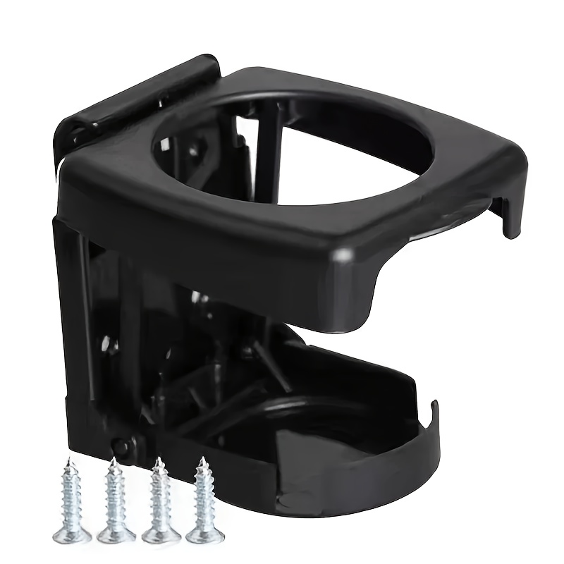 Image of Universal High-quality Folding Car Cup Holder Black Drink Holder Multifunctional Drink Holder Auto Supplies Car Cup Car Styling