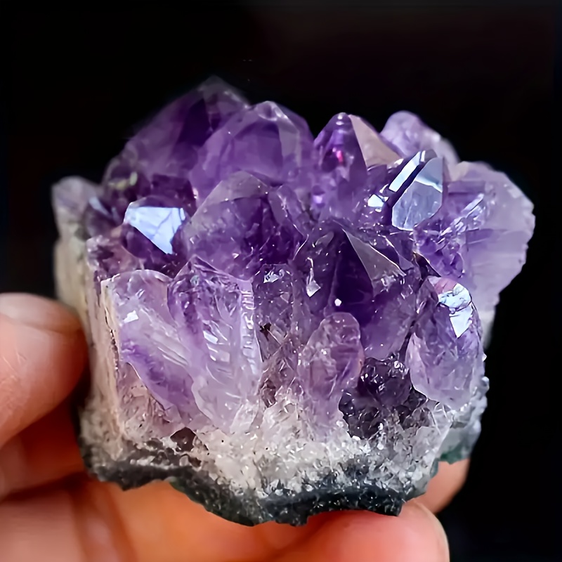 

1pc Natural Amethyst - For , Home By Younaierzx, Best For Christmas