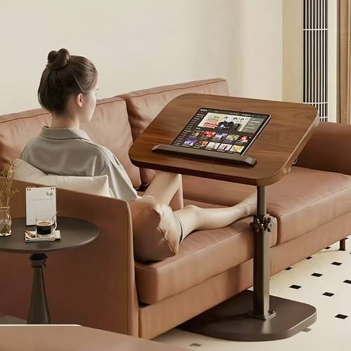 1 rotatable and adjustable laptop stand desk for bed featuring a support rod and angle adjustable design working on sofas or beds home offices movie watching setups and easy placement anywhere
