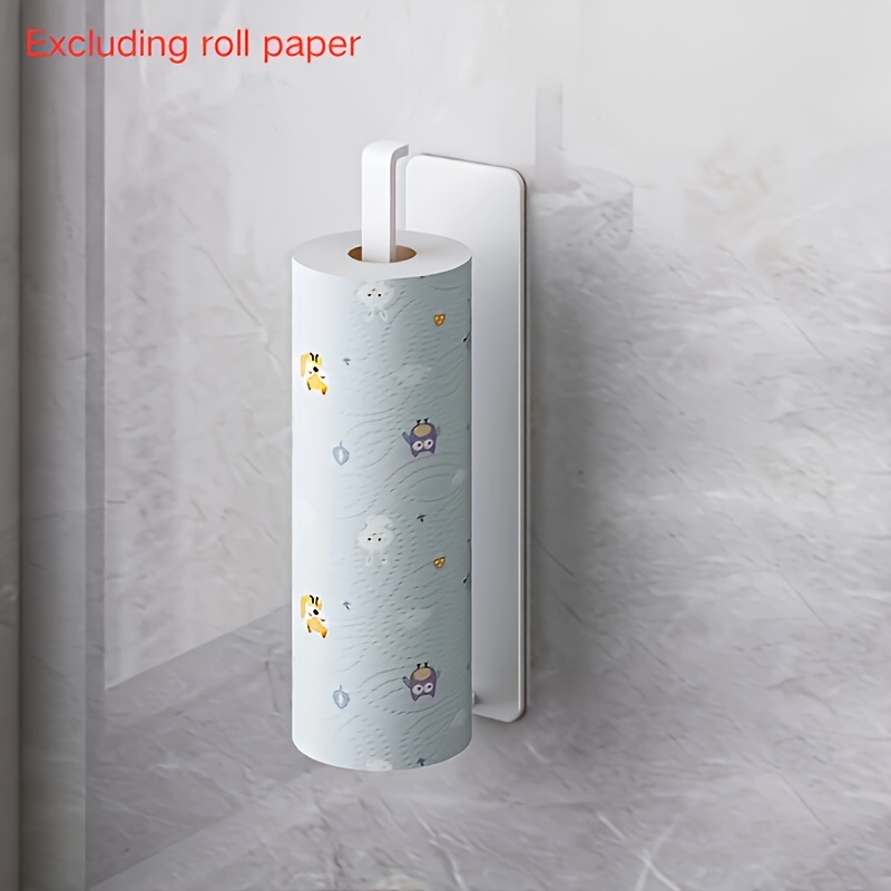 TEMU Porta Rotolo Carta Assorbente Facile da Installare Senza Trapano - Supporto a Muro in Acciaio Resistente per , Furgoni, Cucine e Bagni -