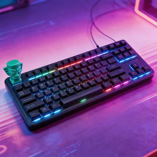 three mode mechanical keyboard with translucent keycaps featuring rgb flowing ergonomically designed for and suitable for gaming and office use combining style and performance this link only sells