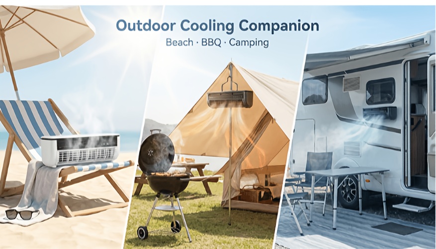 humidifier and cooling fan usb rechargeable ideal for   camping and travel rapid   cooling with   compact lightweight rv essential Product details 7