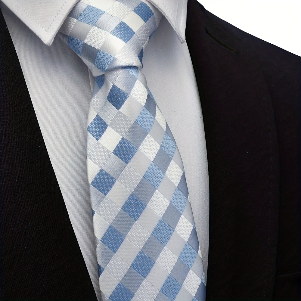 E-shop 1 Herrenkrawatte 8cm Bunt Geometrisch, Hochwertige Klassische Mode Krawatte für Hochzeit, Party, Ball, Business