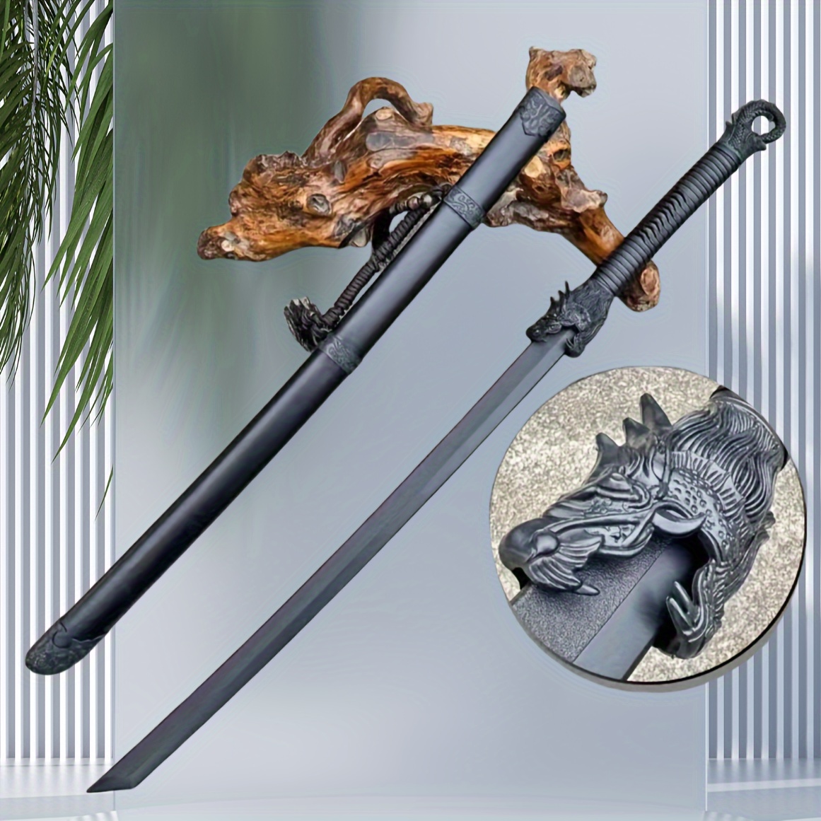 

Plastic Sword With Chinese Design - Practice, Props & Decor