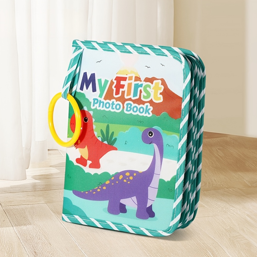 Image of 1pc Memory Book Family Album Insert Photo Album Animal Themed Collage Picture Frame Soft Photo Cloth Book Gifts Set