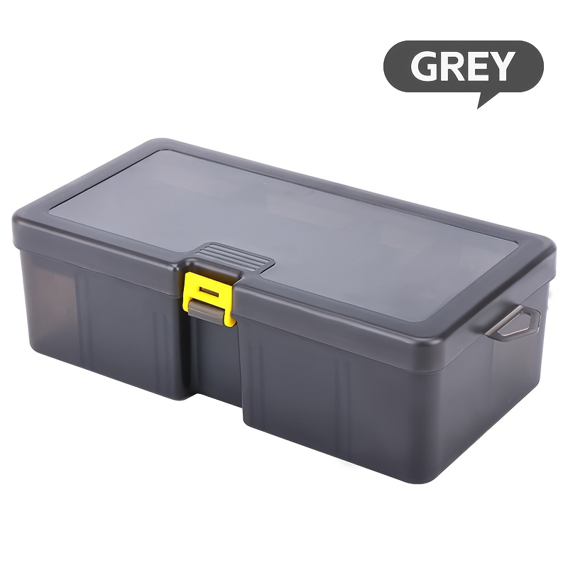 TEMU Boîte à leurres à double couche WEIHE, 1 pièce, boîte à outils pour accessoires de leurres artificiels, boîte en plastique
