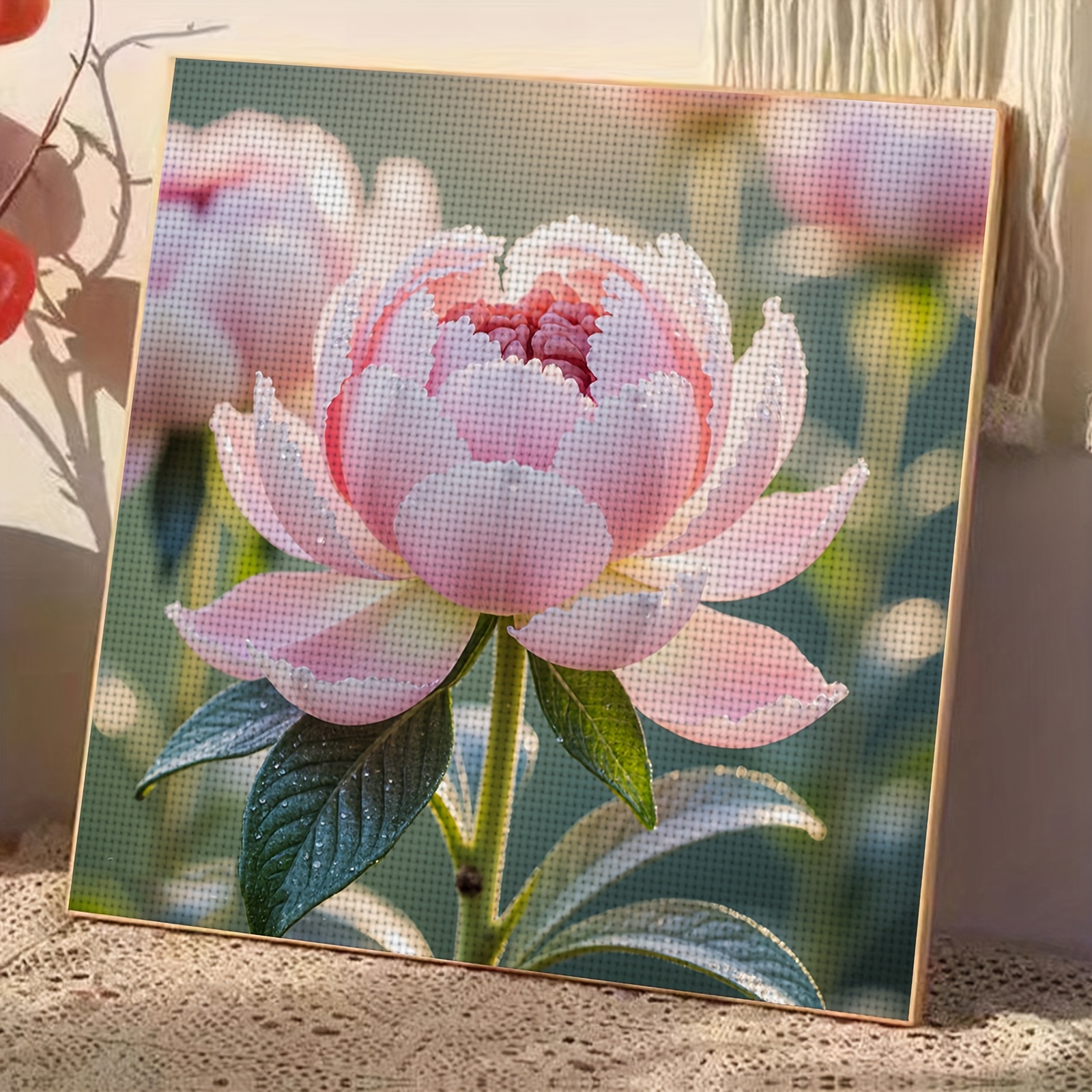 Frameless 11CT/14CT Printed Fabric Cross-Stitch Kit for Adults