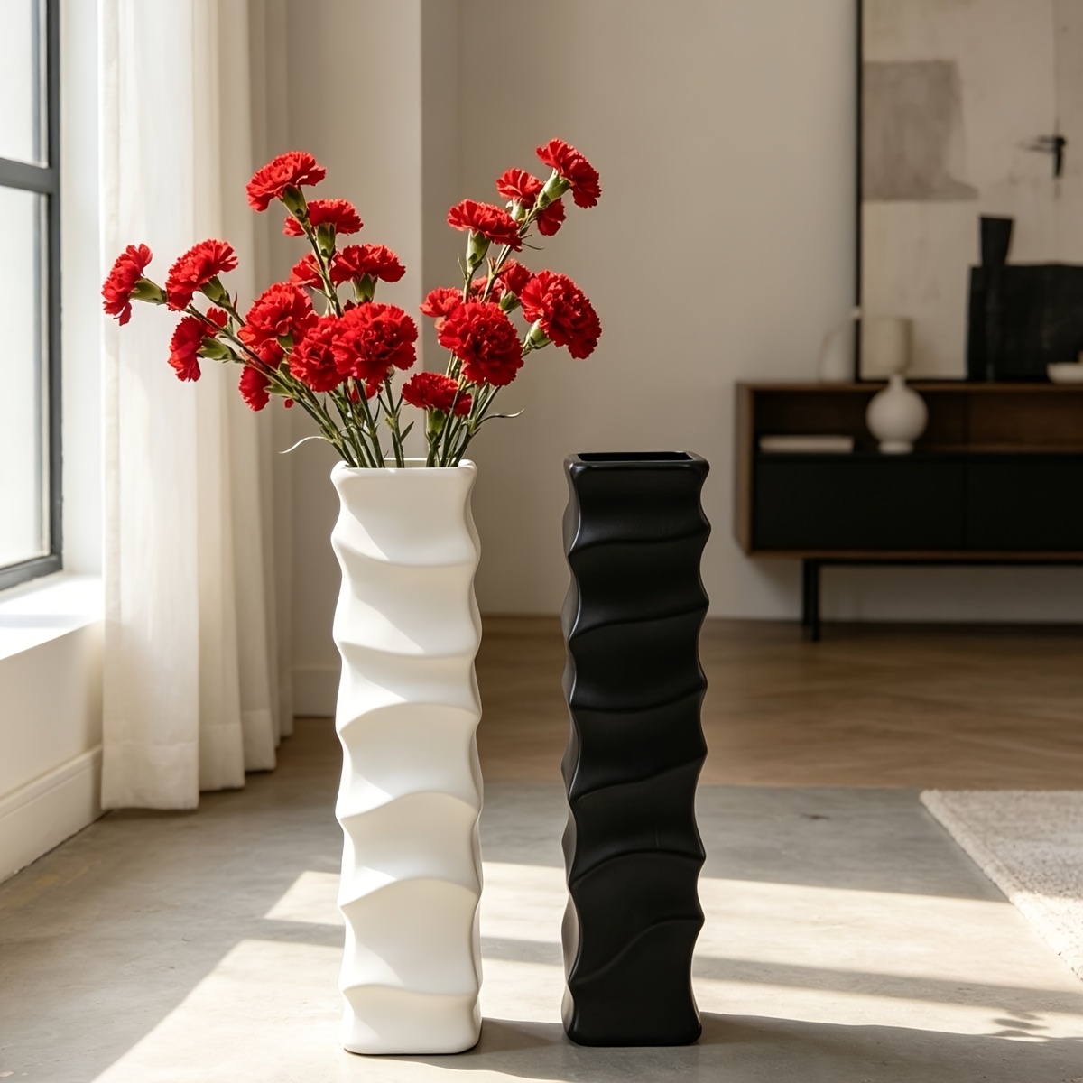 blumen für hohe bodenvasen