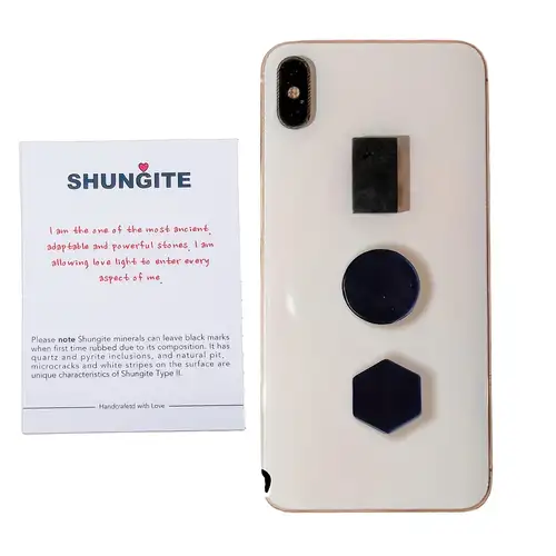 2pcs authentic shungite stickers protection suitable phones - Temu United Arab Emirates 2pcs authentic shungite stickers protection suitable phones - Temu United Arab Emirates