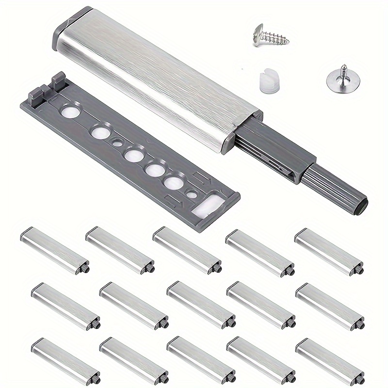 

6/10 Pcs Magnetic Door Latches: Push To Open Door Catches, Door Dampers, Push Door , Magnetic Push , Magnetic Push , Push To Open Lock, Push Cabinet Lock For Door Drawer Release