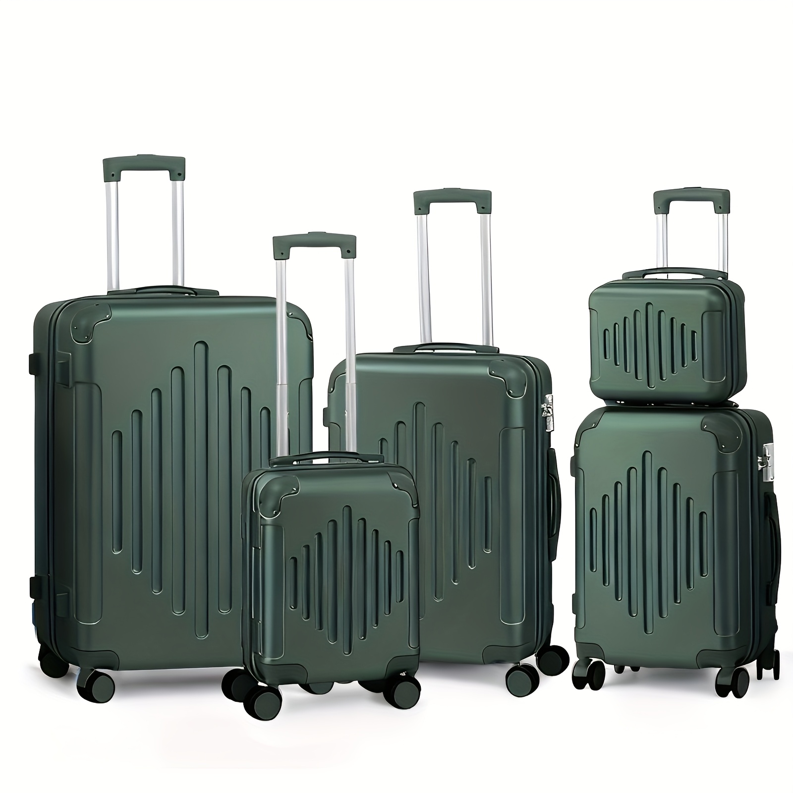 E-shop Gepäckset, Reisekofferset mit Kosmetikkoffer, Hartschalen-Handgepäckset mit Spinner-Rädern, Gepäckset mit Schminkkoffer, Handgepäck 4