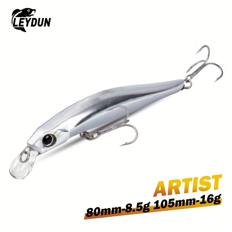 LEYDUN Artist 80Mm 105Mm FR Silence Sinking Minnow Δολώματα Ψαρέματος Καλής Δράσης Wobblers Jerkbaits Υψηλής Ποιότητας Σκληρά Δολώματα Θαλασσιού Λουτράκι