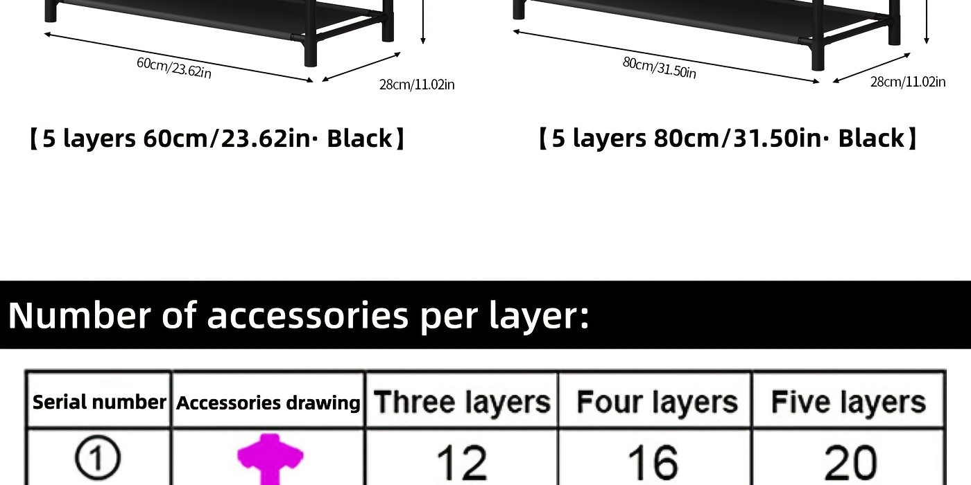 4-5 Tier Shoe Rack - Space-Saving, Easy Assembly, Durable Design for Entryway And Bedroom, Minimalist Style, Efficient Sneaker Storage, Shoe Storage Solution | Modern Shoe Rack | Durable Construction, Dorm Entrance Storage Rack for Shoes And Hats