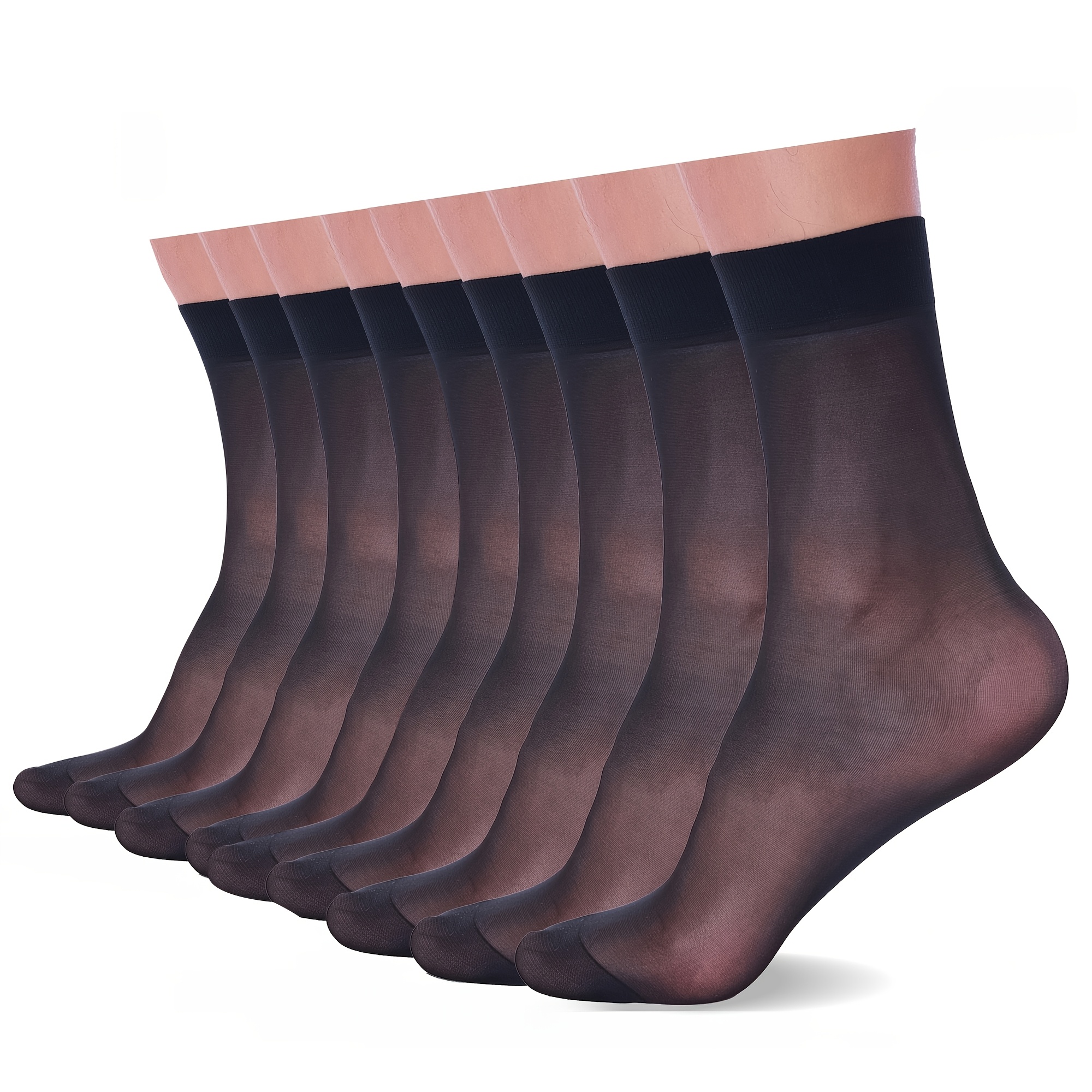 9 Pairs Of Breathable Men's Stockings And Short Socks, Soft, Comfortable, And Durable Socks