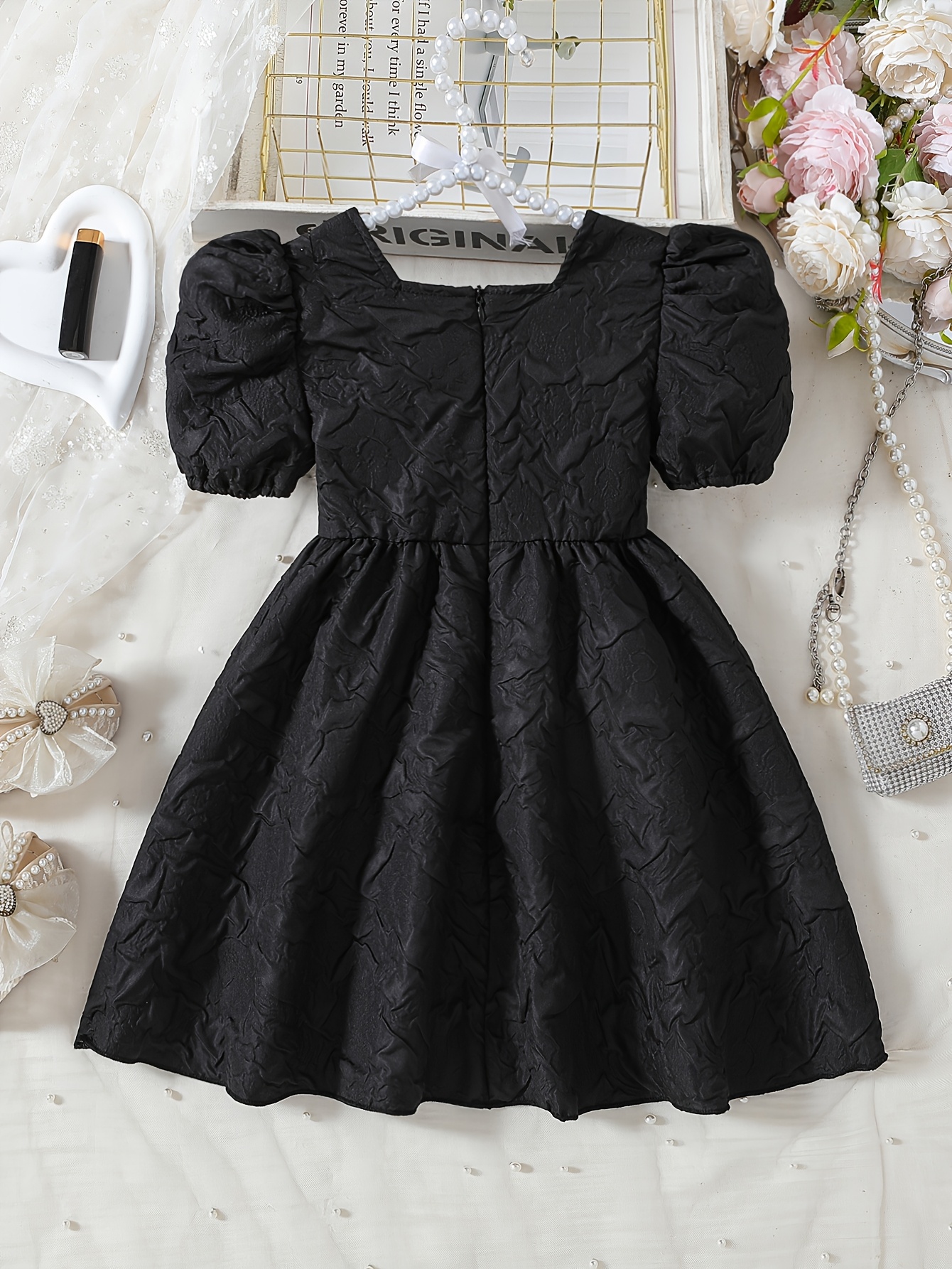 black corduroy dress women J.L.N.Y. Women's Black Corduroy Pinafore Dress M – Preworn main image 1