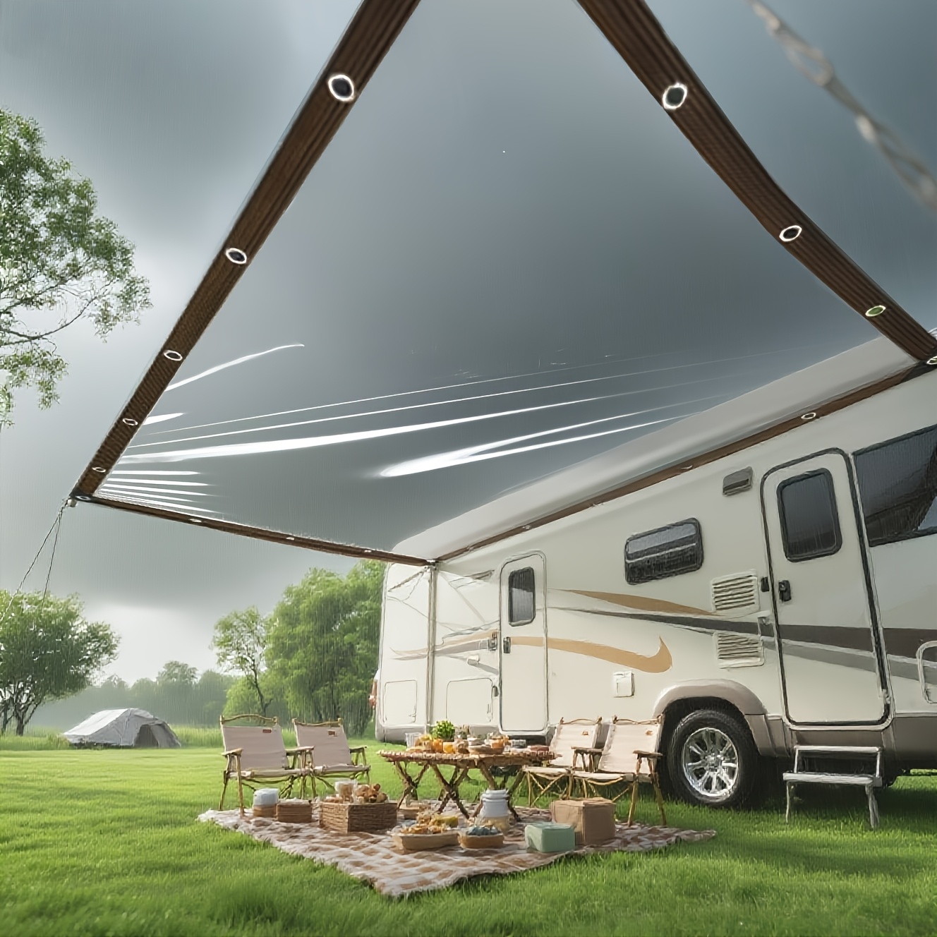 High-value Rainproof Tarpaulin, Waterproof And Sun-resistant, Practical And Cost-effective