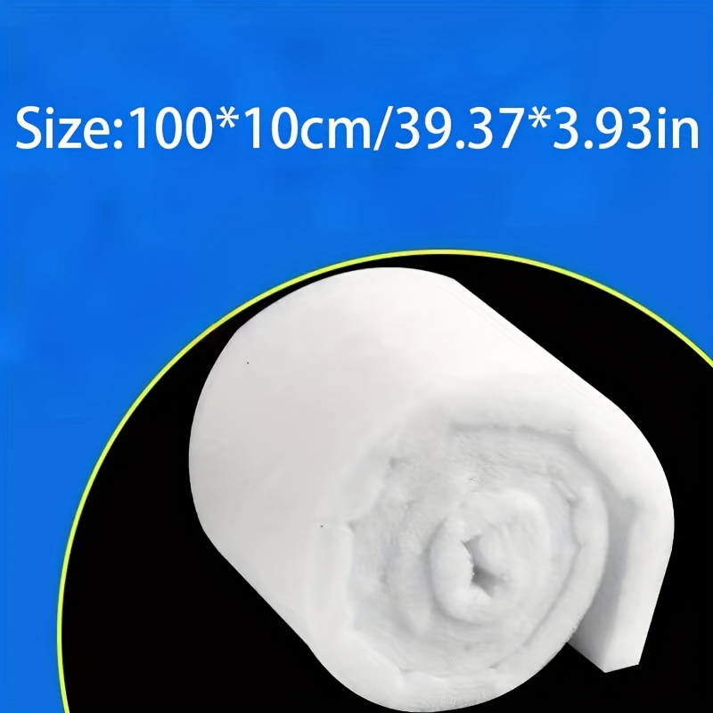 E-shop Hochwertiges Filterpad, Weiß, Speziell für die biologische Filterung in Aquarien, Sicher Wiederverwendbar. Geeignet für Süß- Salzwasseraquarien,