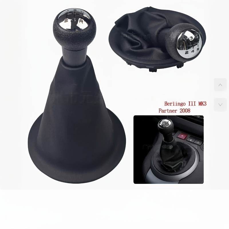 TEMU A 5- Shift Lever With A Dust Cover, Suitable For And Berlingo Iii, Featuring A Combined Design For Manual Transmission Gear Shifting With A Dust