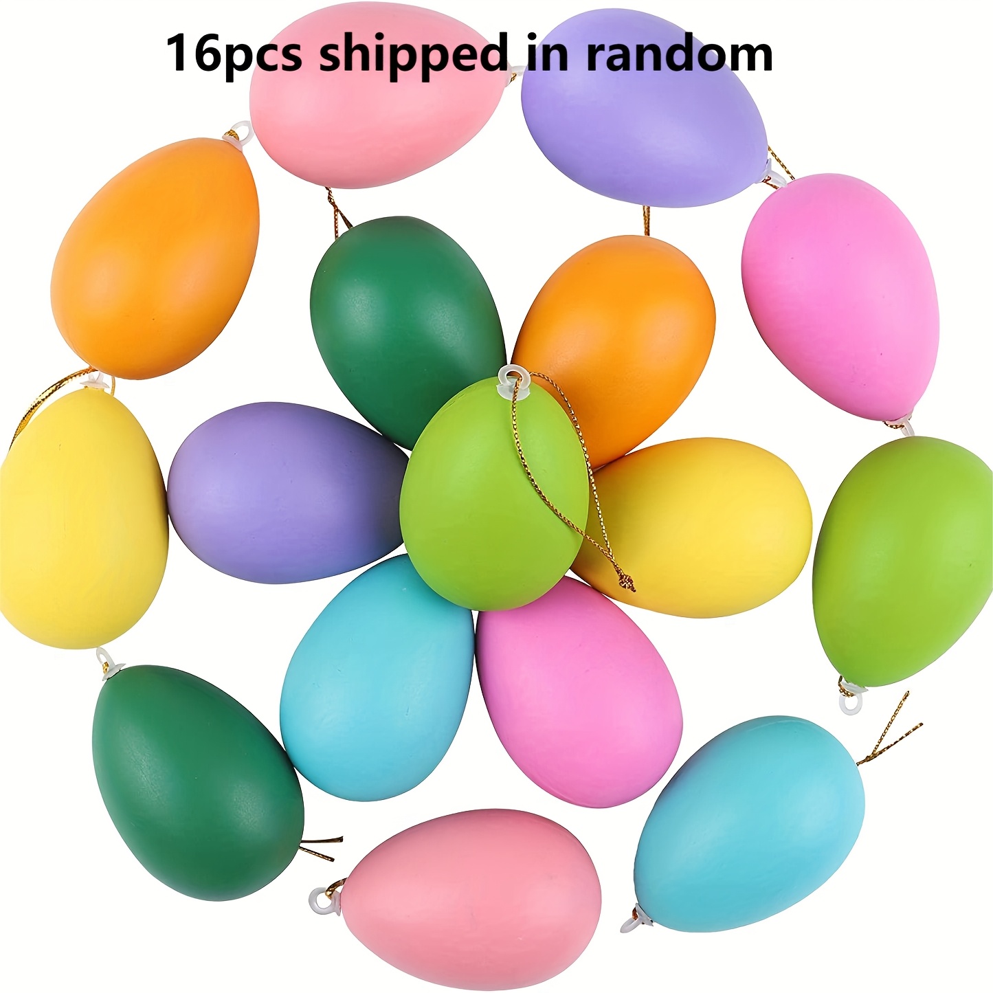 12/16/20/24pcs, 6cm/2. Easter Spring Decorations Eggs, Plastic Easter Eggs, Loose Plastic Easter Eggs, Easter Eggs, Plastic Eggs For Storage, Easter Basket Filler (colors )