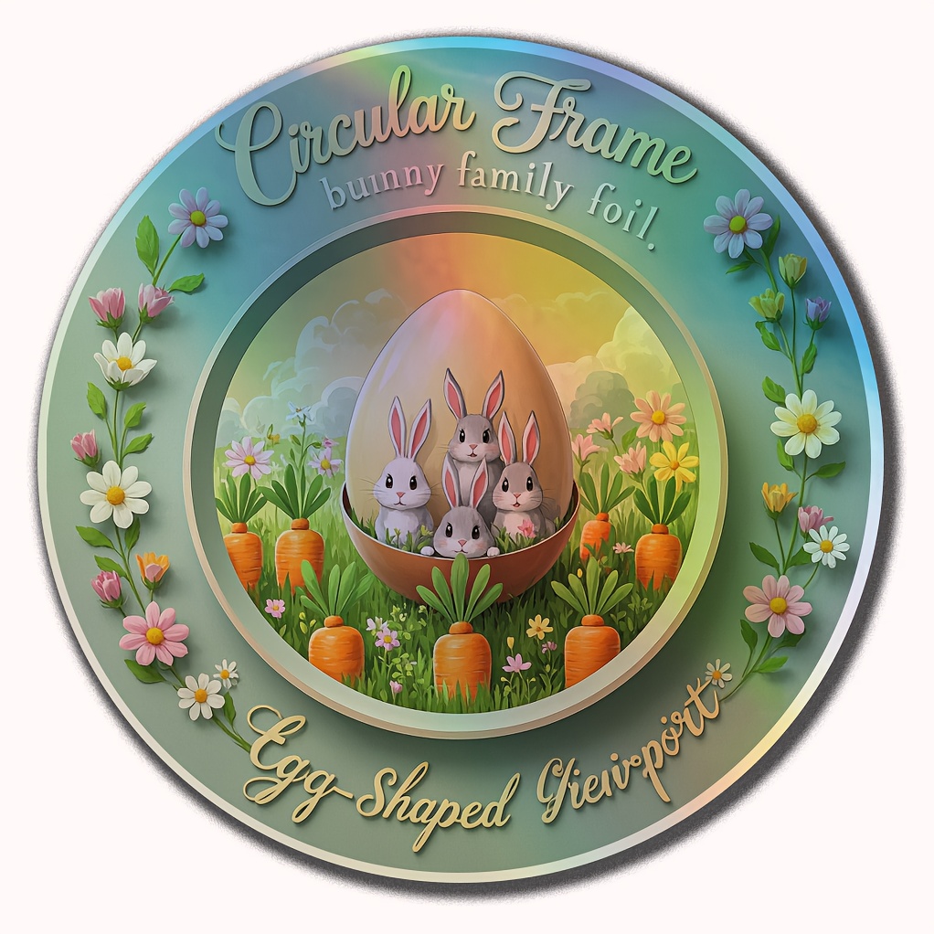 Rainbow Holographic Thank You Stickers, 50/100pcs