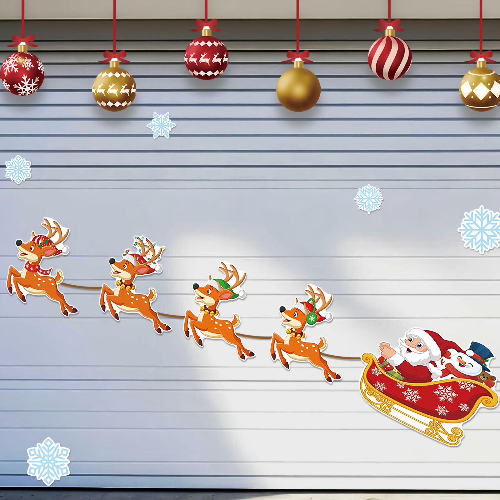 

Christmas Decoration Decals Refrigerator For Christmas Car Decoration