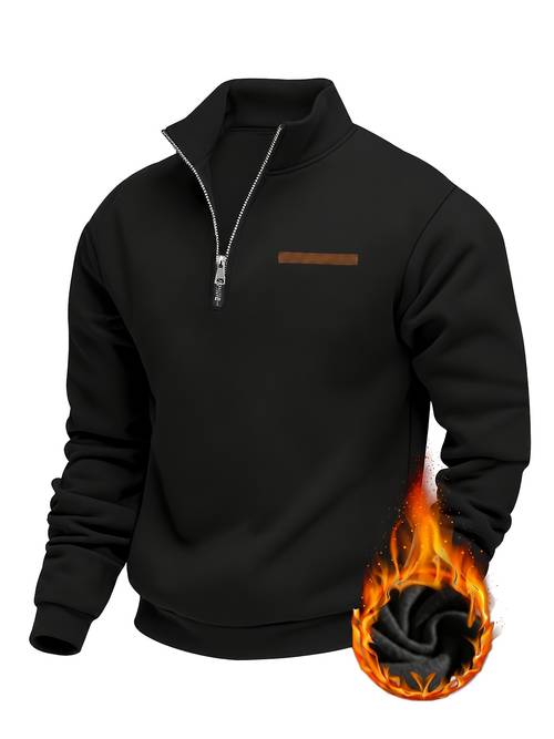 item picture new solid color fleece sports outdoor clothing autumn winter fitness sweatshirt outdoor mens gengyuan loose fit ribbed cuff