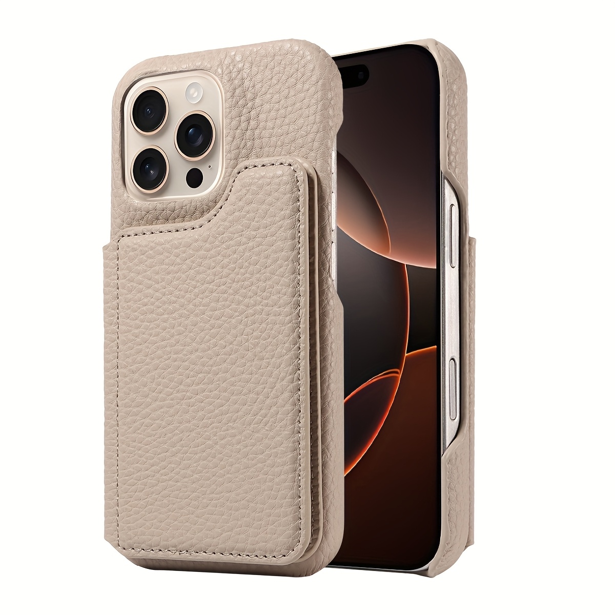 TEMU Phone Case: For A56/a54/a53/a52/a26/a16/s25 Protective Case With Portable Card Holder Slot, Synthetic Leather Phone Case With Magnetic Clasp,